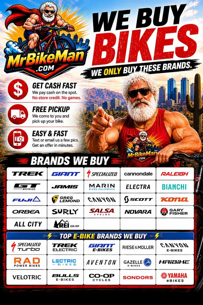 Bike Brands We Buy in Phoenix, AZ